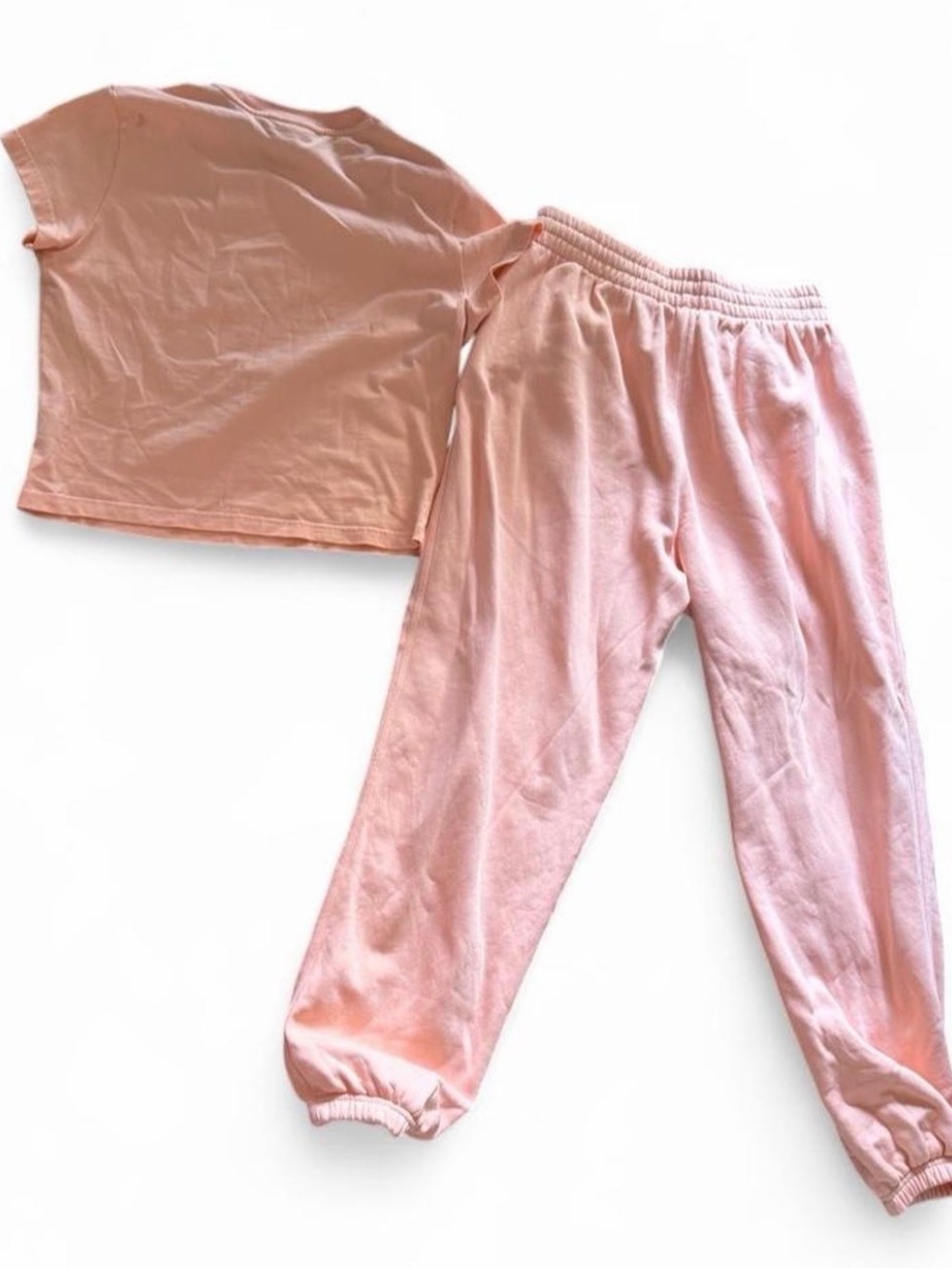 adidas Peach Track Pants & Tee Set - Picture 3 of 5